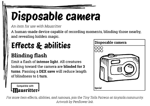 Field Satchel - Disposable camera Preview
