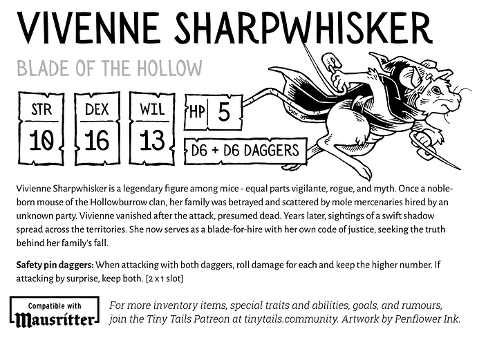 Vivienne Sharpwhisker Preview